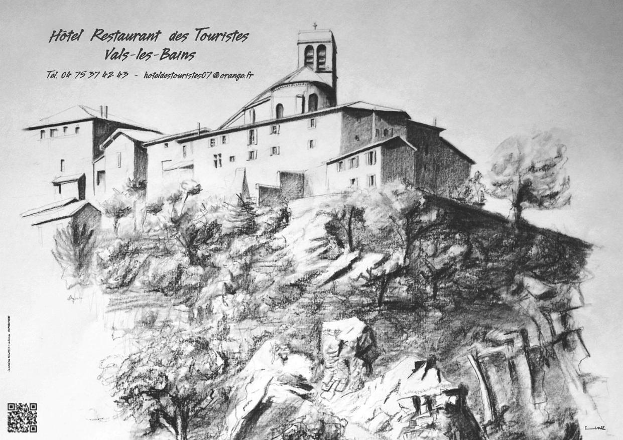 Hotel Restaurant Les Touristes Vals-les-Bains Buitenkant foto